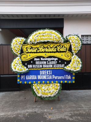 Papan Bunga Duka di Tarantang