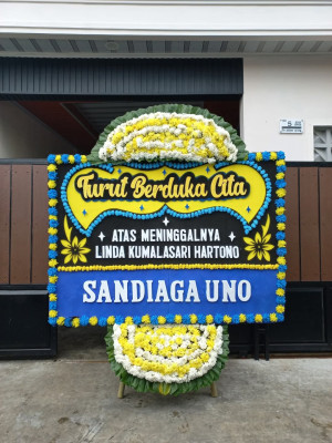 Papan Bunga Duka di Tarantang
